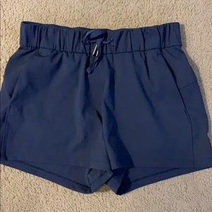 Navy Lululemon shorts size 4